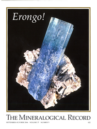Aquamarine Fluorite Mineralogical Record - Erongo 